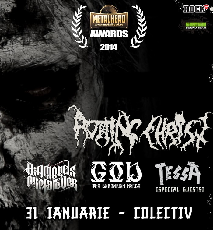 GOD, Diamonds are Forever şi Tessa cântă cu Rotting Christ la Metalhead Awards poster-rotting-christ colectiv ianuarie 2015