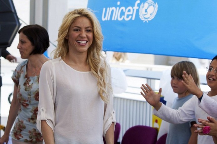 shakira unicef probleme copii