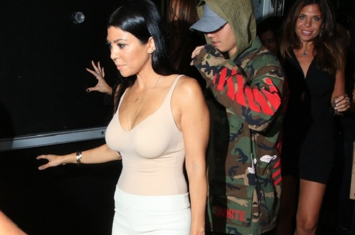 justin bieber kourtney kardashian aventura