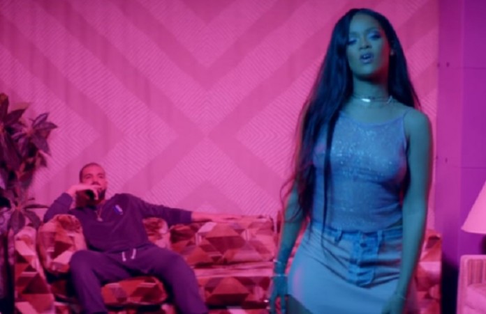rihanna drake videoclip work