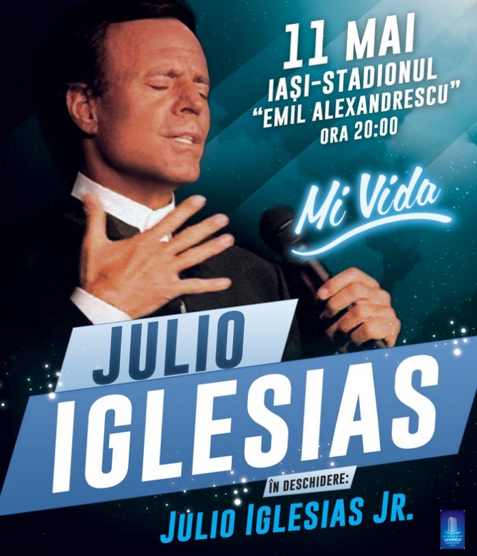 Ofertă specială de Paşte: bilete reduse pentru concertul Julio Iglesias din Iaşi Julio Iglesias