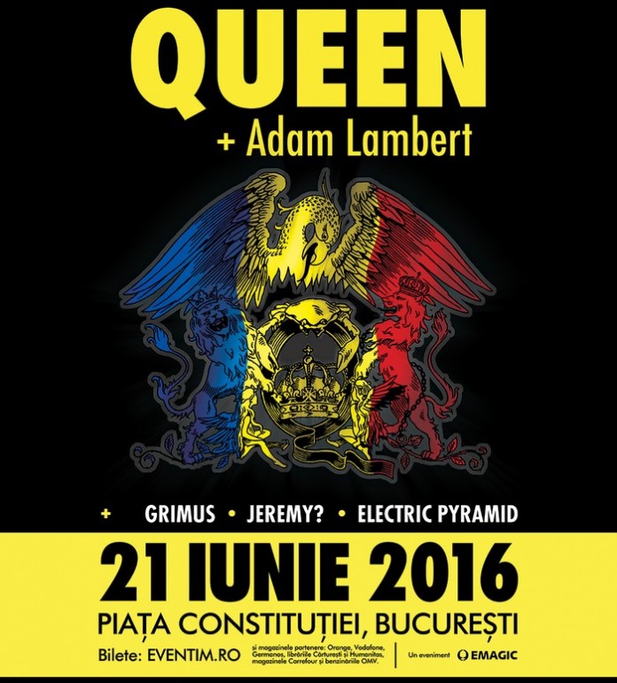 VIDEO Queen şi Adam Lambert, mesaj special pentru fanii din România Queen Poster
