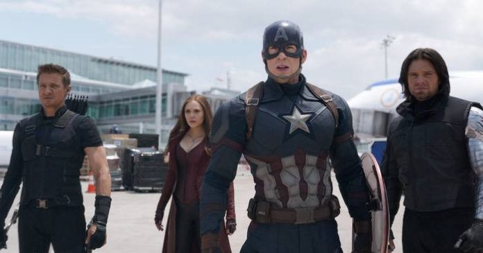 captain america civil war team