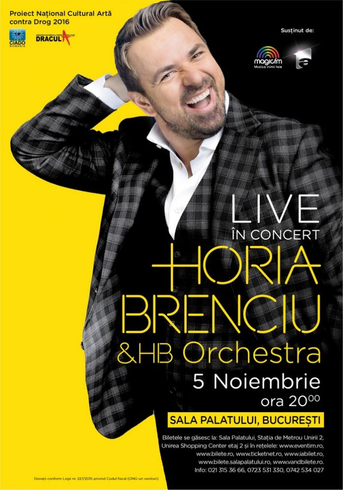 Horia Brenciu concert Bucuresti Sala Palatului