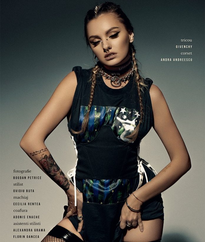 Alexandra Stan, ședință foto inedită: şi-a pus piercing-uri şi s-a tatuat Alexandra Stan_tatuaje