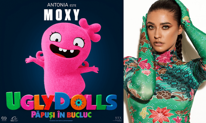 Antonia face senzaţie pe marile ecrane la debutul său în animaţia „UglyDolls: Păpuşi în bucluc“