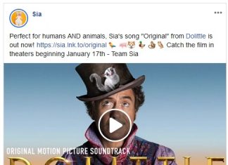 Sia dezvaluie cea mai recenta melodie a sa – „Original”
