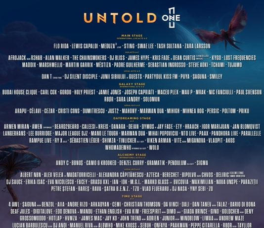 UNTOLD 2026: line-up final și nume noi pe scenele festivalului