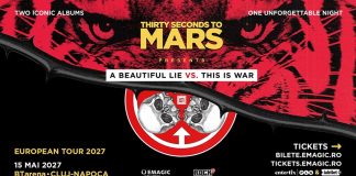 Thirty Seconds to Mars va concerta la Cluj în mai 2027